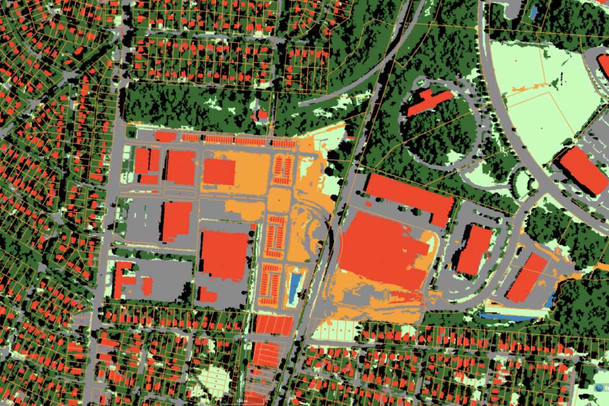 Urban and developed land satellite data product